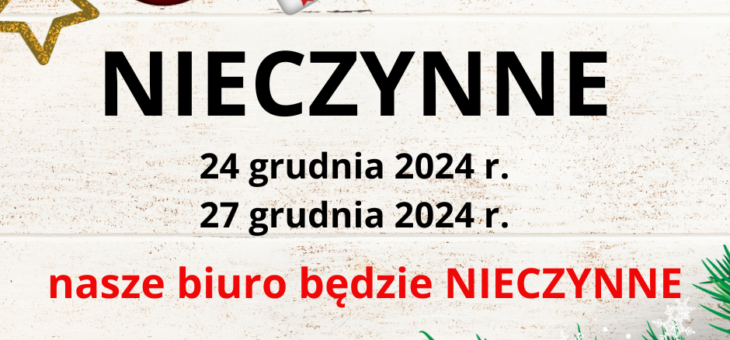 Biuro Nieczynne