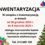 Inwentaryzacja – zmiana pracy biura