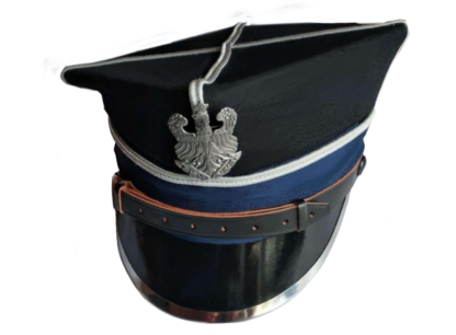 Orzełek metalowy na czapkę rogatywkę OSP - obrazek 2