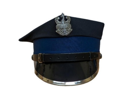 Orzełek metalowy na czapkę rogatywkę OSP - obrazek 3