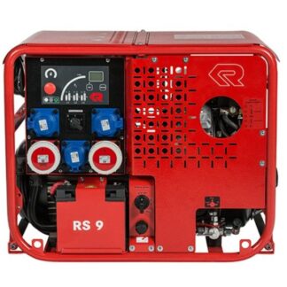 AGREGAT PRĄDOTWÓRCZY RS9 (9 KVA) - KOLOR CZERWONY RAL 3000, Z ROZRUSZNIKIEM ELEKTRYCZNYM I MONITORINGIEM IZOLACJI