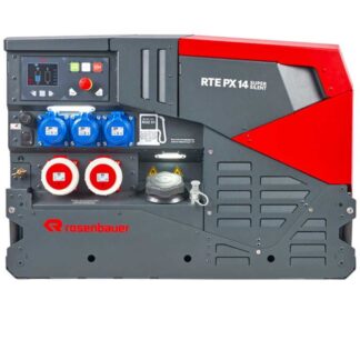 AGREGAT PRĄDOTWÓRCZY RTE PX 14 KOLOR CZERWONY RAL 3000 Z MONITORINGIEM IZOLACJI